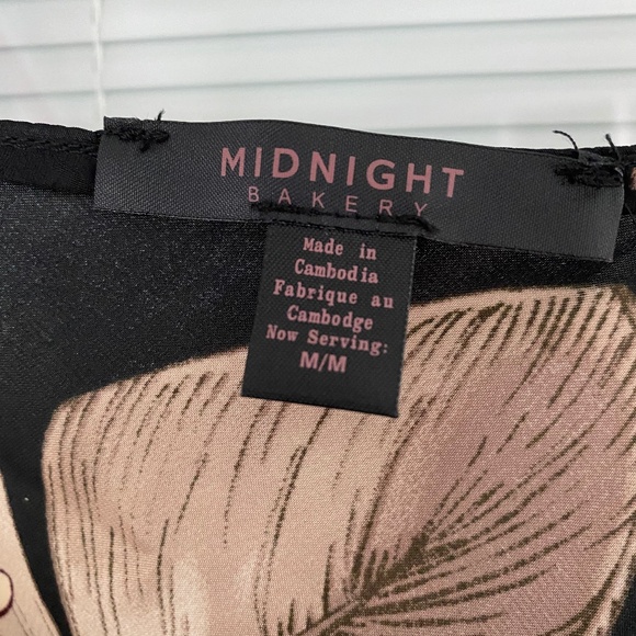 NWT Midnight Bakery 2 Piece Pajama Set Sz M - Picture 5 of 12